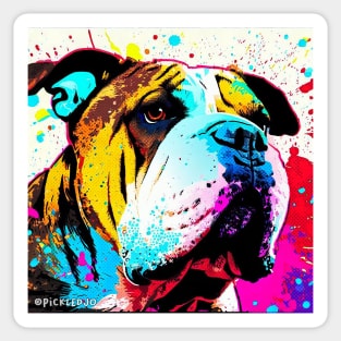 American XL Bully Pop Art Sticker